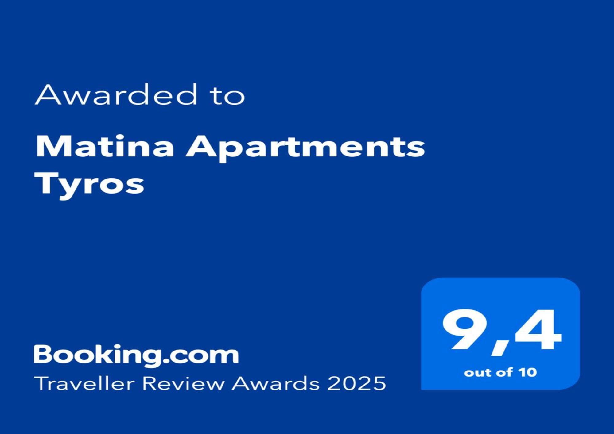 Matina Apartments Tyros Esterno foto
